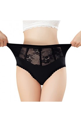 PANPANY Culottes pour Femme Sexy Slips Multipack sous Vetements Taille Basse Dentelle Femme sans Couture Culotte Confortables