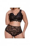 Zannycn Ensemble de lingerie sexy pour femme - Ensemble de sous-vêtements érotiques - Soutien-gorge et culotte - Ensemble de 