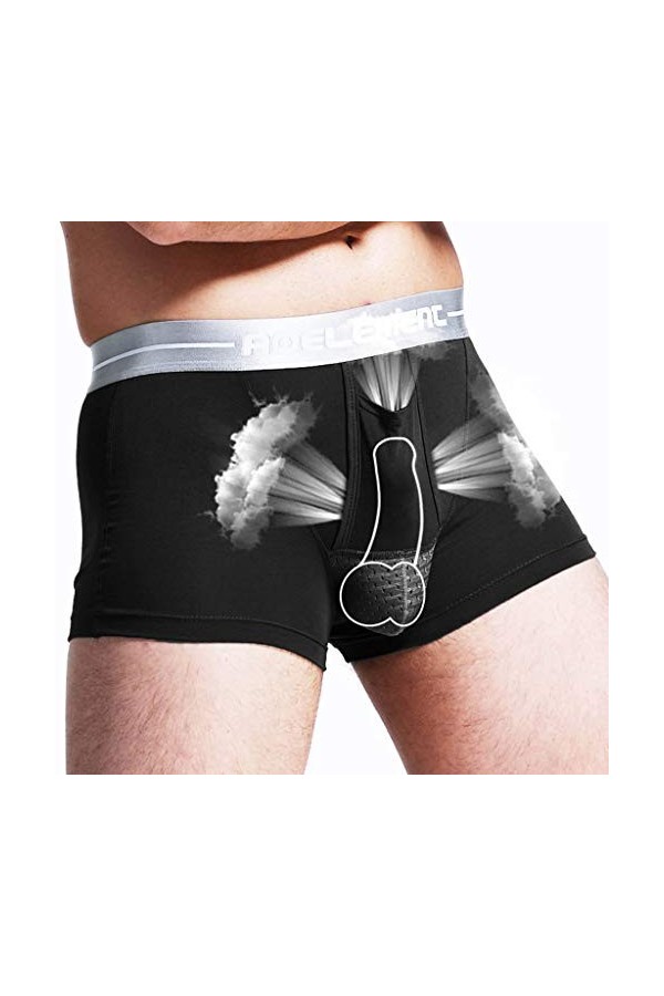 String Homme Humour Bullet Underpants Separation Mens Breathe Underwear sous-vêtements physiologiques pour Hommes Body Sexy