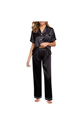 Lingerie Robe de nuit transparente sexy en satin pour femme Robe de nuit décontractée sexy Costume court et violette Ensemble