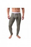 Sous-vêtements de randonnée pour homme, leggings, leggings, pantalon pour homme, legging patchwork, en lin, sous-vêtements po