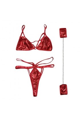 Lingerie Sexy Ensemble Femme Sexy Ensemble Soutien Gorge et String Erotique sous-Vetements 2 Pièce Vêtements De Nuit Dentelle