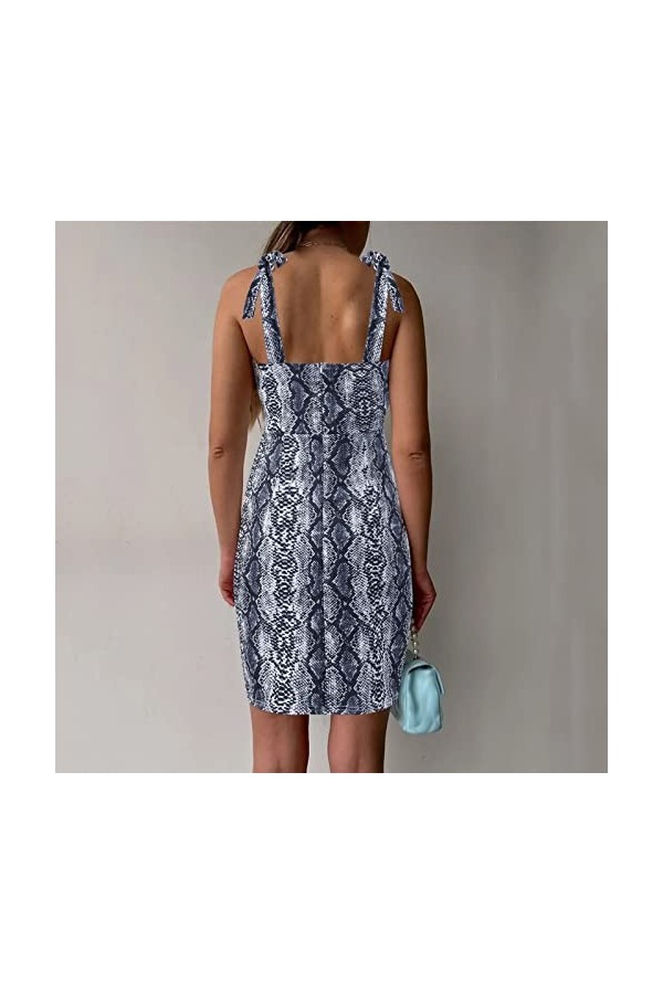 Eauptffy Sexy Robe Rétro Vintage Femme Mini Robe pour Femme Halter Backless Night Party Robe Moulante Sexy 2023 Casual Habill