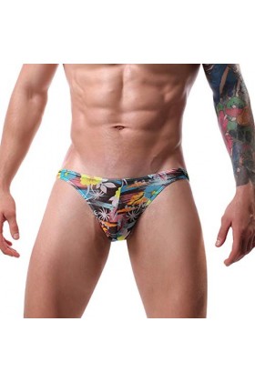 Générique String pour Homme Sexy Hot Ultra Doux Respirantes String Shorts pour Homme Stretch sous VêTements Sexy pour Homme L