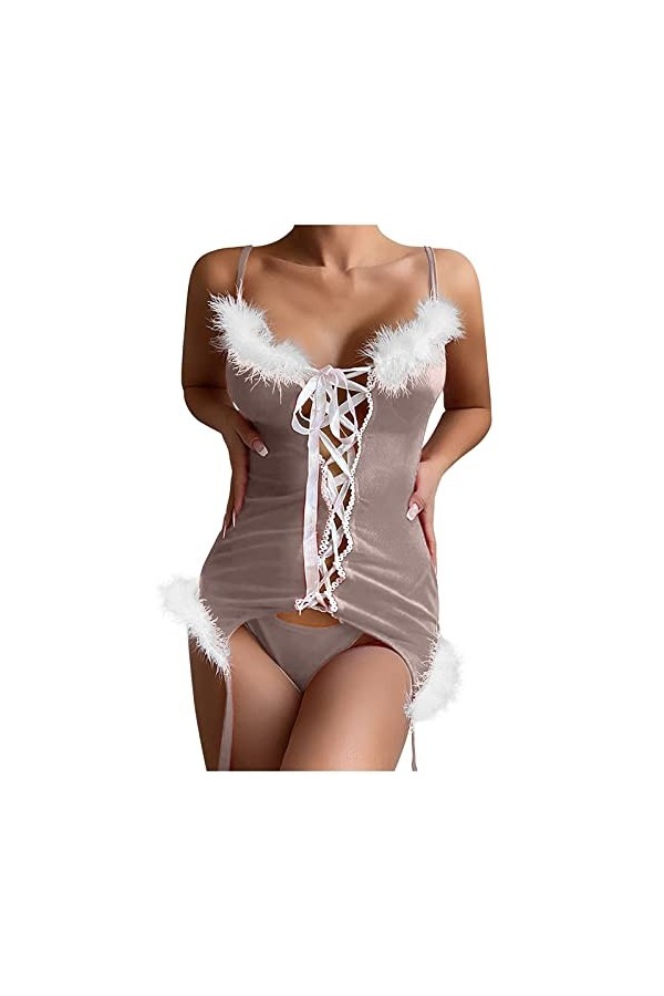 Générique Ensemble de Lingerie Sexy en Dentelle Corset Sexy Femme Érotique Costumes Sexy Femme Push Up Sein Chic Culottes Sho