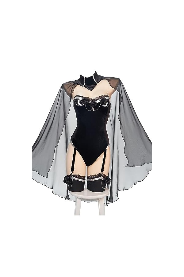 MEOWCOS Body une pièce pour femme, ensemble jupe, col marin, body mignon, costumes pour femmes, costumes de cosplay