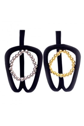 [Lot de 5] Sousêtements String élégants pour Femmes – Ensemble Culottes et Slips Confortables – Culottes luxueuses dorées et 