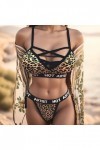 Zannycn Ensemble de lingerie sexy pour femme - Ensemble licol - Tenue sexuelle - Ensemble de sous-vêtements pour femme - Sout