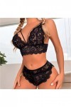 Robe Sexy Femme Coquine Hot Cuir Dentelle Lingerie Ouverte Vêtements Érotique Chic Slip Secret Sex Body Transparent Nuisette 