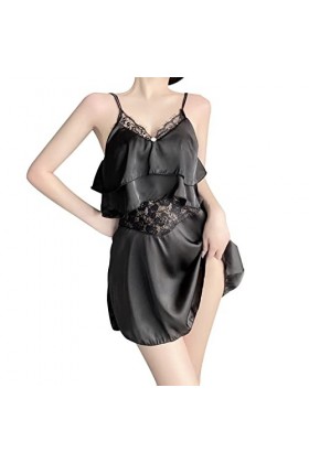 Lingerie Femme Sexy Ensemble Homme Sexy Hot y28.k Lingerie Sexy pour Femmes en Mousseline de Soie en Dentelle évider Sweet Ru