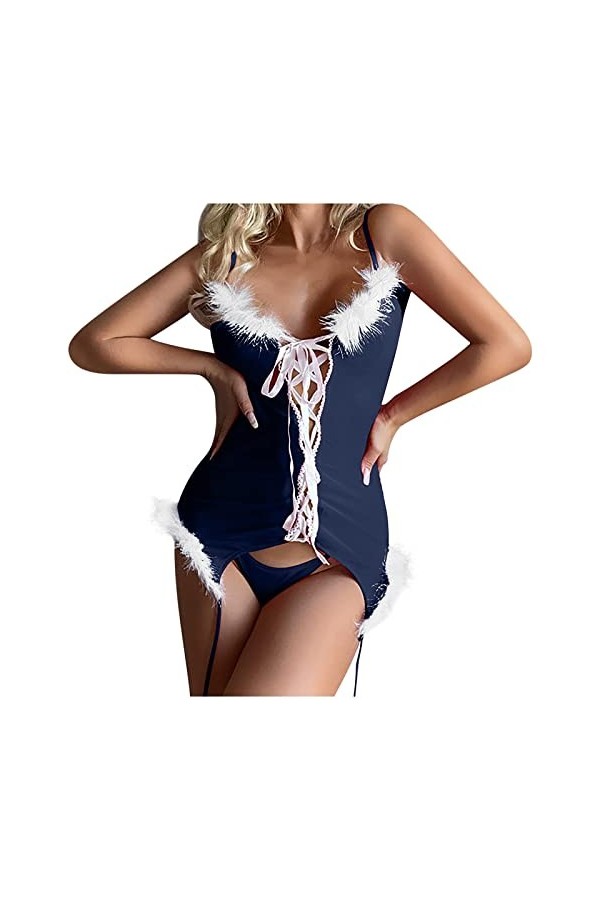 Générique Ensemble de Lingerie Sexy en Dentelle Corset Sexy Femme Érotique Costumes Sexy Femme Push Up Sein Chic Culottes Sho