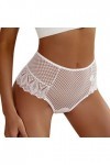 ADMAY Ensemble de Sous-Vêtements Femme Sexy Dentelle Soutien-gorge Coton d04 Culotte pour Femmes Crochet Lace Up Panty Sexy S