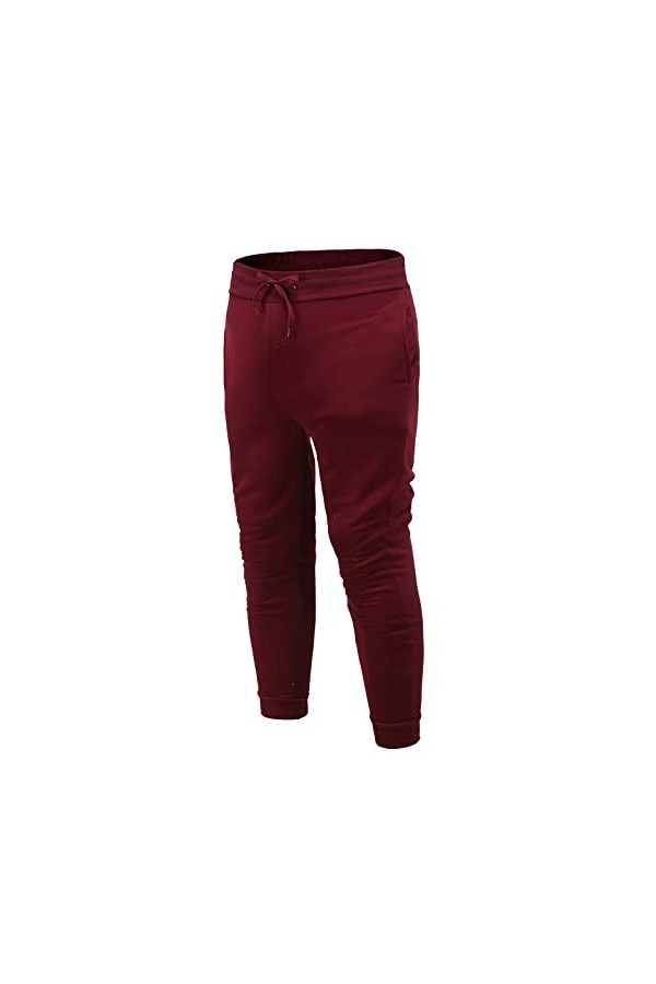 CUTeFiorino Lot de pantalons pour homme - Automne et hiver - Mode High Street - Loisirs - Pour le sport - Couleur unie - À la