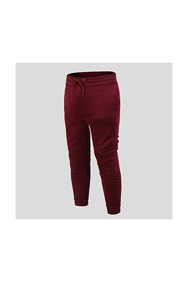 CUTeFiorino Lot de pantalons pour homme - Automne et hiver - Mode High Street - Loisirs - Pour le sport - Couleur unie - À la