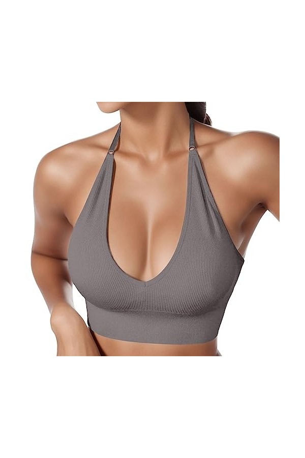 Briskorry Haut dos nu pour femme - Dos nu - Partie sexy, A1-gy2, M