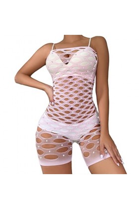 Lingerie Sexy Femme Hot Costume See Through Ensembles Coquine Cuir Creux Seduction Ouverte Soutien-Gorge et Strings Adulte Cl