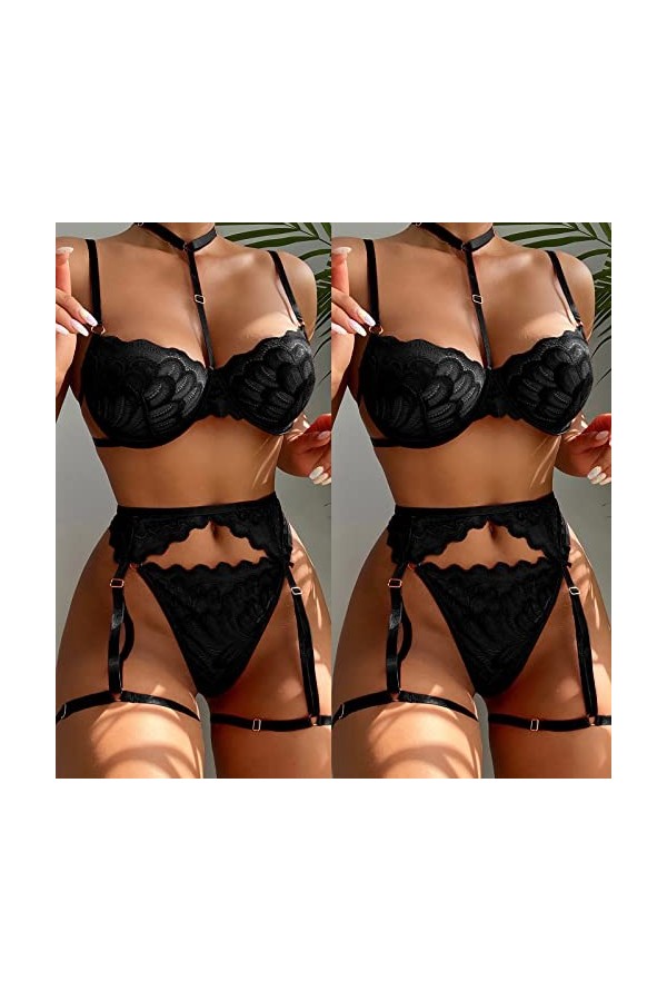 Zilosconcy Shapewear Soutien-gorge push-up sans armatures confortable pour femme Soutien-gorge de yoga en dentelle pour femme