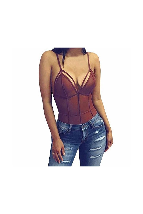 Sexy Femmes Sangles Body Pants Body Pants Top Shirt