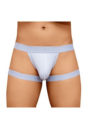 LOIJMK Sous-vêtements sexy en coton pour homme - Sexy et respirant, gris, XXXL