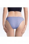 Culotte Femme Taille Haute Coton Wrap Hanche Confortable Respirant Girly Bikini Mince Ceinture Triangle Mémoires Menstruelle 