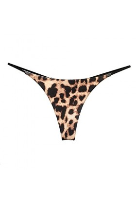 Dorjuli Culotte sexy en dentelle pour femme - Taille basse - Sous-vêtements sexy, marron, M