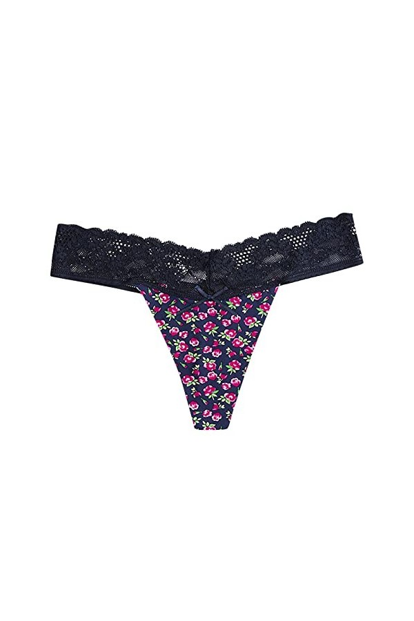 HELLORSOON Culotte Dentelle Femme,Sexy Transparent Ouvertures Provocantes Tendre Robe Sexy Tanga pour Femme