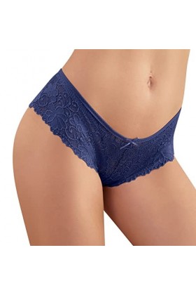 HELLORSOON Culotte Dentelle Femme,Sexy Séduction Transparence Subtile en Soie Culotte en Dentelle Shorty pour Femme