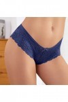 HELLORSOON Culotte Dentelle Femme,Sexy Séduction Transparence Subtile en Soie Culotte en Dentelle Shorty pour Femme