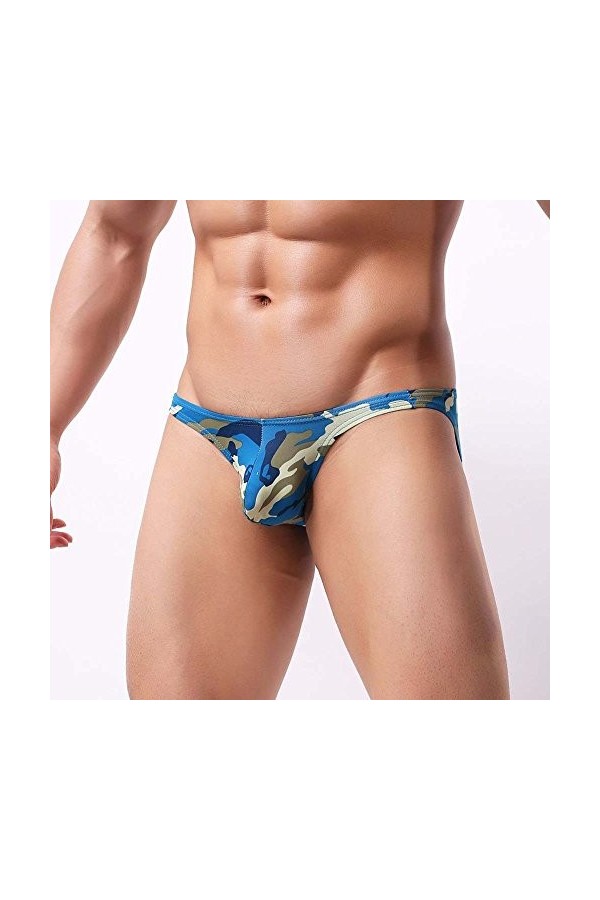 Caleçons Hommes Lot Coton Culottes pour Hommes en Soie glacée Mince Taille Basse String Strings Hot Sexy