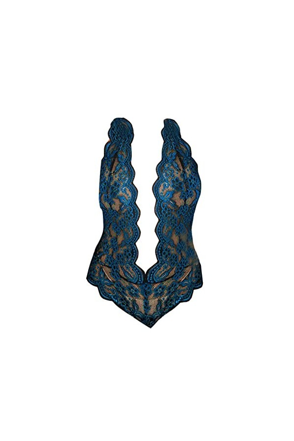 Fulidngzg Nuisette sexy pour femme - Body érotique - Sous-vêtement gainant - Nuisette ouverte - Lingerie transparente - Curvy