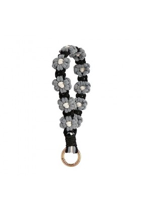 BANAN Joli bracelet porte-clés avec fleur colorée pour voiture, moto, pendentif, décoration, cadeau pour petite amie, porte-c