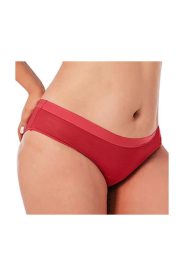 Sous-vêtements contrôle du ventre culotte gainante pour femme en coton doux ventre taille haute culotte hipster taille basse 