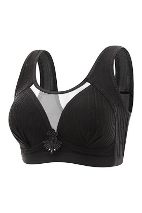 Soutien-gorge rembourré pour femme - Bustier doux - Bralette - Correcteur de posture - Confortable - Maintien solide - Gros s