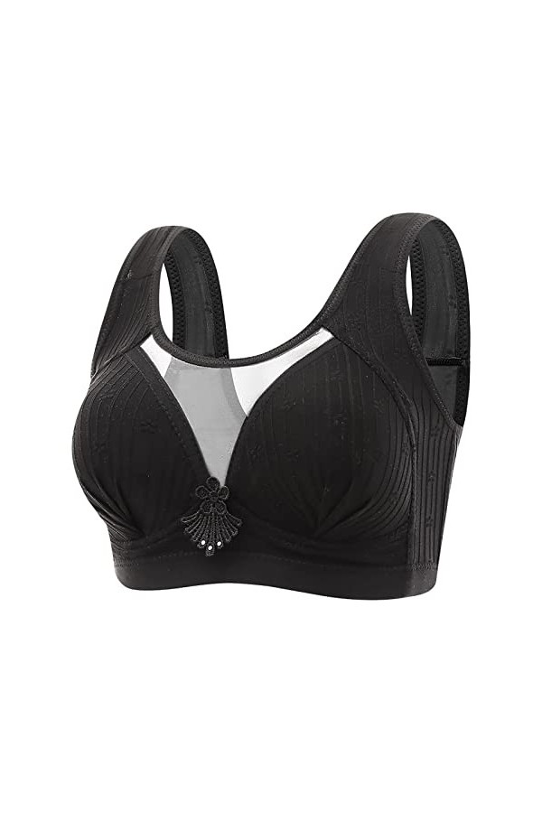 Soutien-gorge rembourré pour femme - Bustier doux - Bralette - Correcteur de posture - Confortable - Maintien solide - Gros s