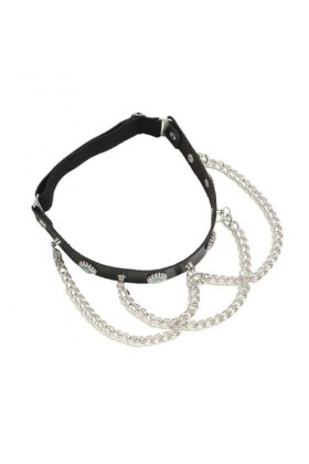 Swetopq Punk Jambe Cuisse Chaîne Ceinture Gothique Cuisse Chaîne Rock Harajuku Corps Chaînes Discothèque Corps Chaîne Bijoux 