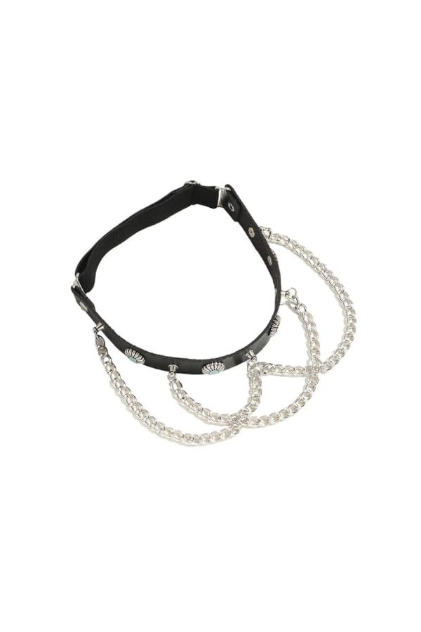 Swetopq Punk Jambe Cuisse Chaîne Ceinture Gothique Cuisse Chaîne Rock Harajuku Corps Chaînes Discothèque Corps Chaîne Bijoux 