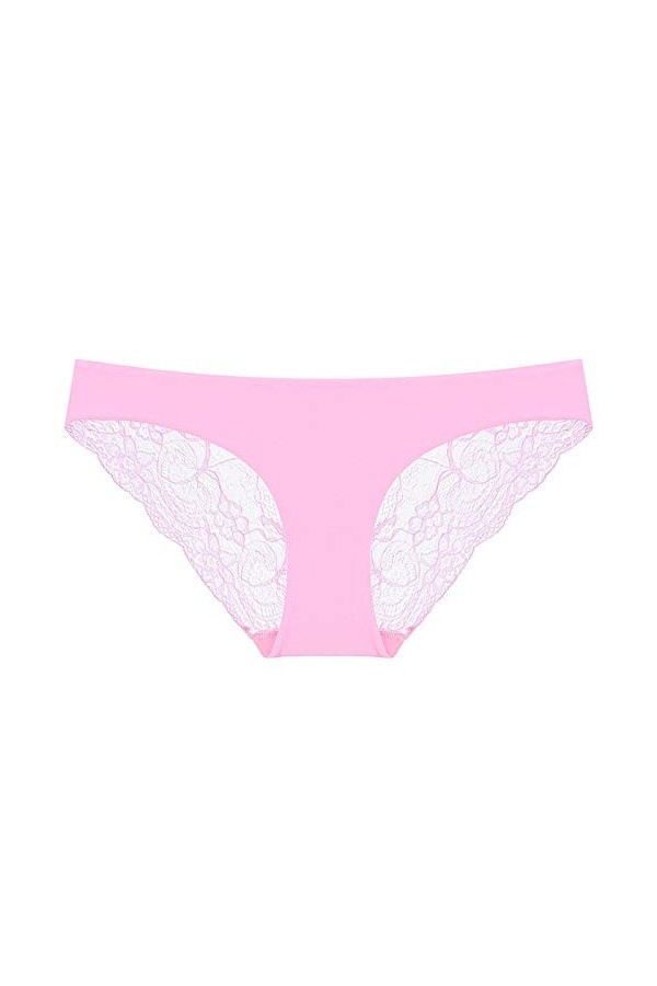 Panties Femme Dentelle Culottes Ouvert sous-Vetements Chic String Sexy Taille Patchwork Pas Cher Coquine Respirant Fendue Tho