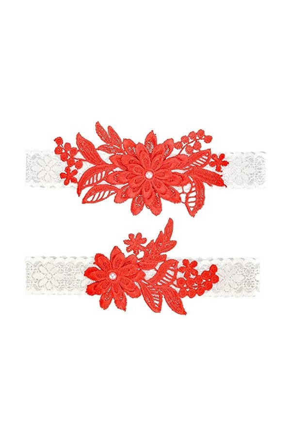 Jarretière De Mariage Pour Les Simple Style Mariées 2 Pièces Jarretière En Dentelle Pour Femmes Sous Vêtements De Mariage Acc