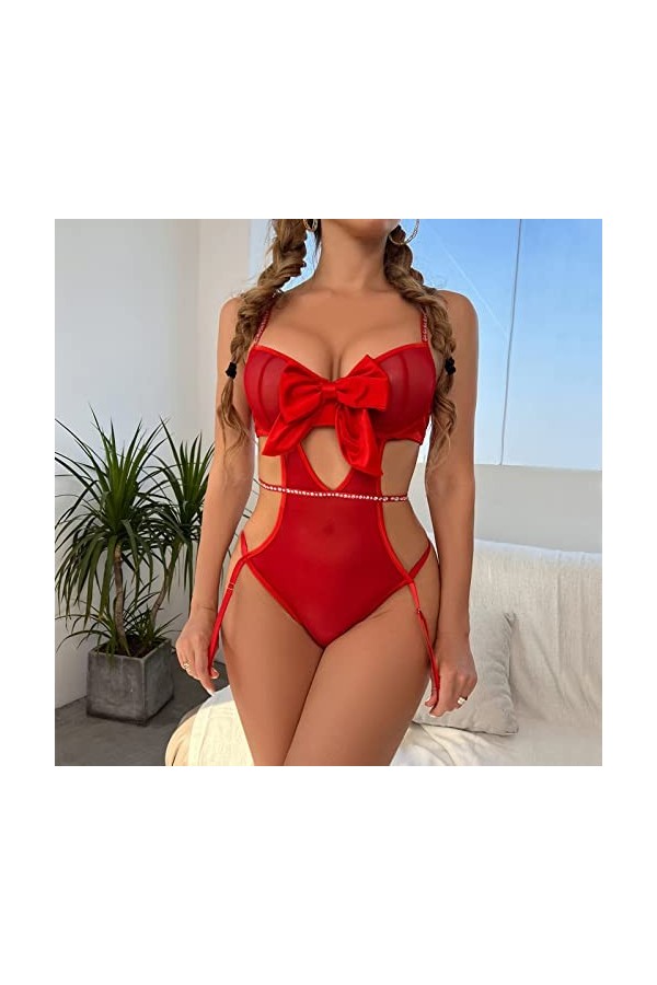 Lingerie Erothique Sexy Ouverte Nuit Body Sissy Érotique Valentin Mini Robe Sexy Sling Pyjama Harness Lingerie See Through Nu