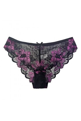 HELLORSOON String Ouvert Femme,Sexy Coquin Ouvertures Provocantes Échancré Nuisette Culotte Coton