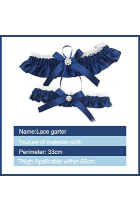 2 Pièces Jarretière de Mariage pour Mariées, Jarretière de Jambe de Dentelle de Mariée, Convient aux Mariées, Demoiselles dH