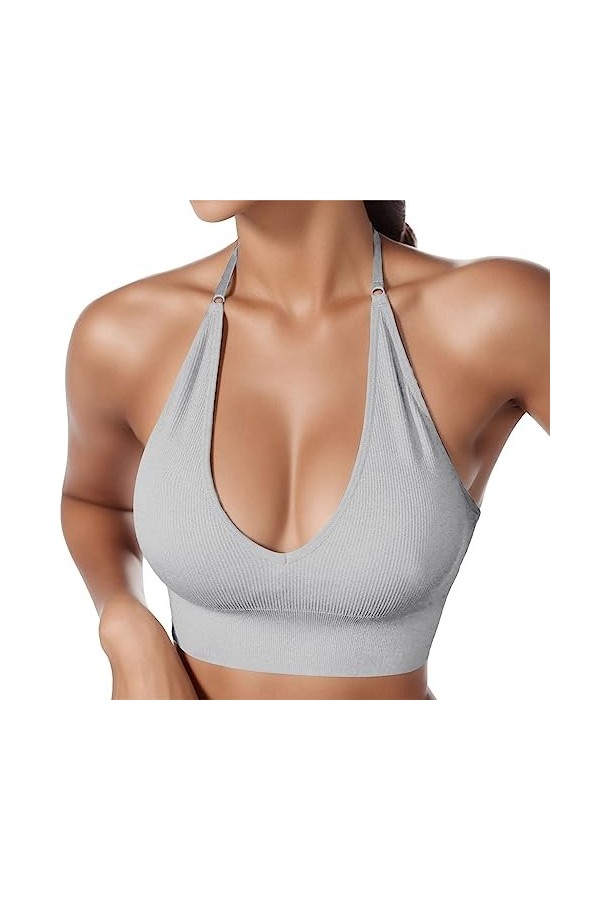 Briskorry Haut dos nu pour femme - Dos nu - Partie sexy, A1-gy1, L