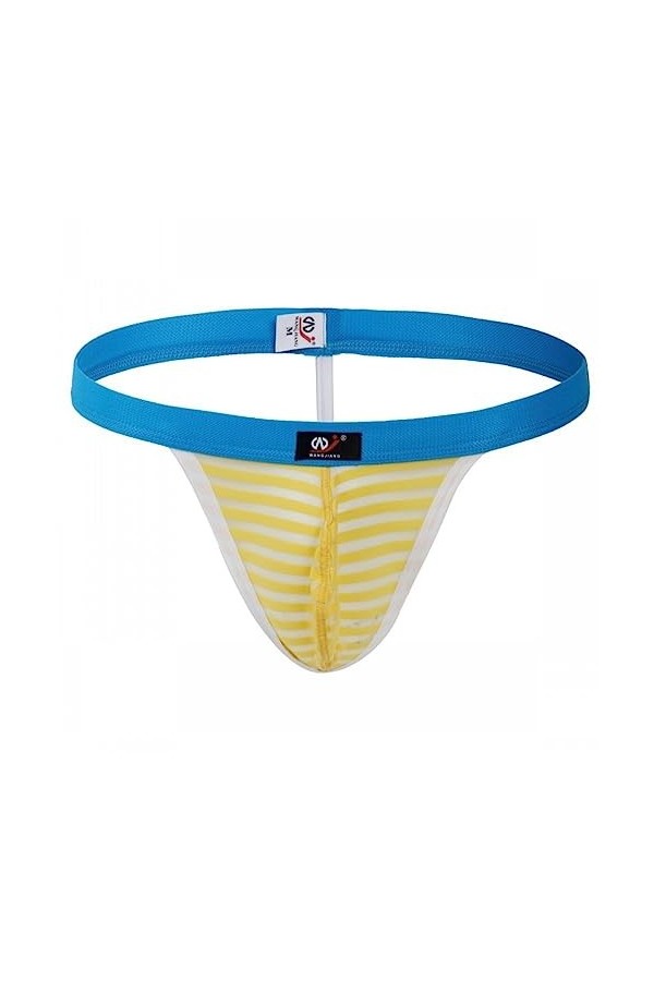 MACIUM sous-vêtements Gays sous-vêtements pour Hommes, Fesses, Tongs Couleur Peau, Filet Sexy pour Hommes, Tongs Simples Tail