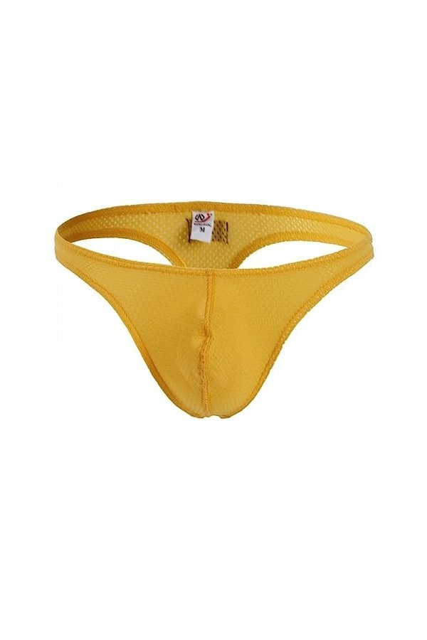 Slips de sous-vêtements pour Hommes sous-vêtements pour Hommes Taille Basse Maille Respirante String Hommes Sexy Single T Pan