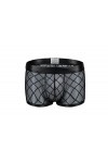 MACIUM Strings pour Hommes sous-vêtements pour Hommes Sexy Boxer Rhombus Mesh Taille Basse Mesh Mesh sous-vêtement À Séchage 
