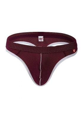 MACIUM Strings Hommes Et Cordes G Net Sera sans Couture Taille Basse sous-vêtements Hommes String sous-vêtements,Violet,L