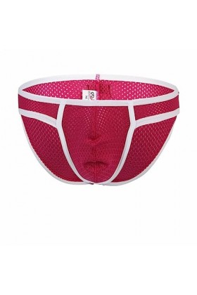 MACIUM sous-vêtements Sexy G-String Thong pour Hommes Slip Taille Basse sans Couture Homme pour Couple Slip sans Couture,Roug