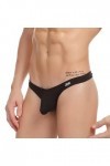 Jock Strap Athlétique Homme sous-vêtement Homme Pur Coton Taille Basse String Homme Sexy Convexe Physiologique T Pantalon sou