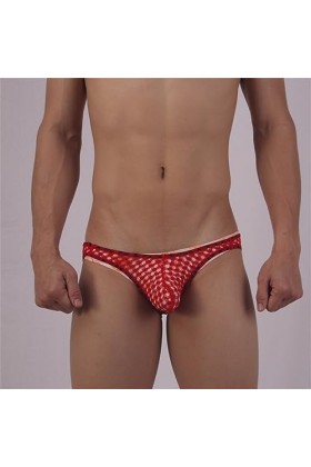 Sangle Jock pour Homme sous-vêtement Homme Jeunesse Choc Physiologique Glace Soie Maille Pantalon Homme Slip Taille Basse Sex