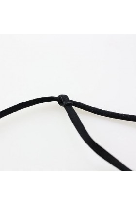 Mankini pour Homme sous-vêtement Homme String Sexy Classique sous-vêtement en Maille Étoile,Noir,XL